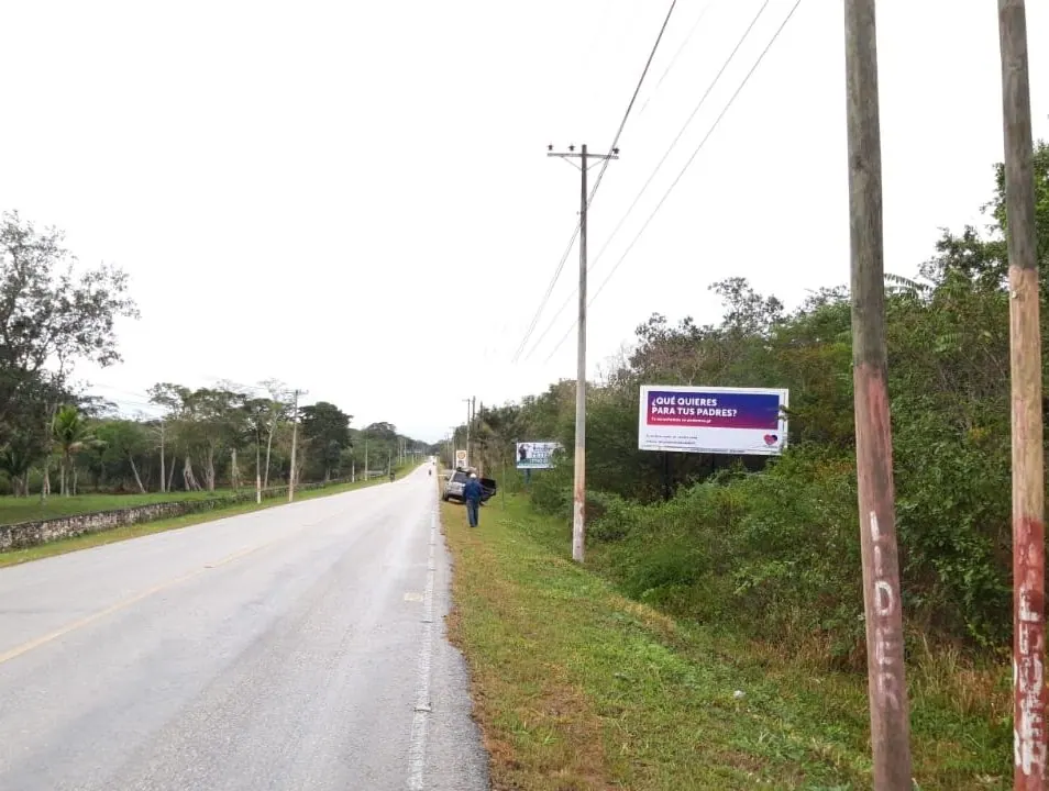 Valla AT-123 - Km 471.8 a Santa Elena