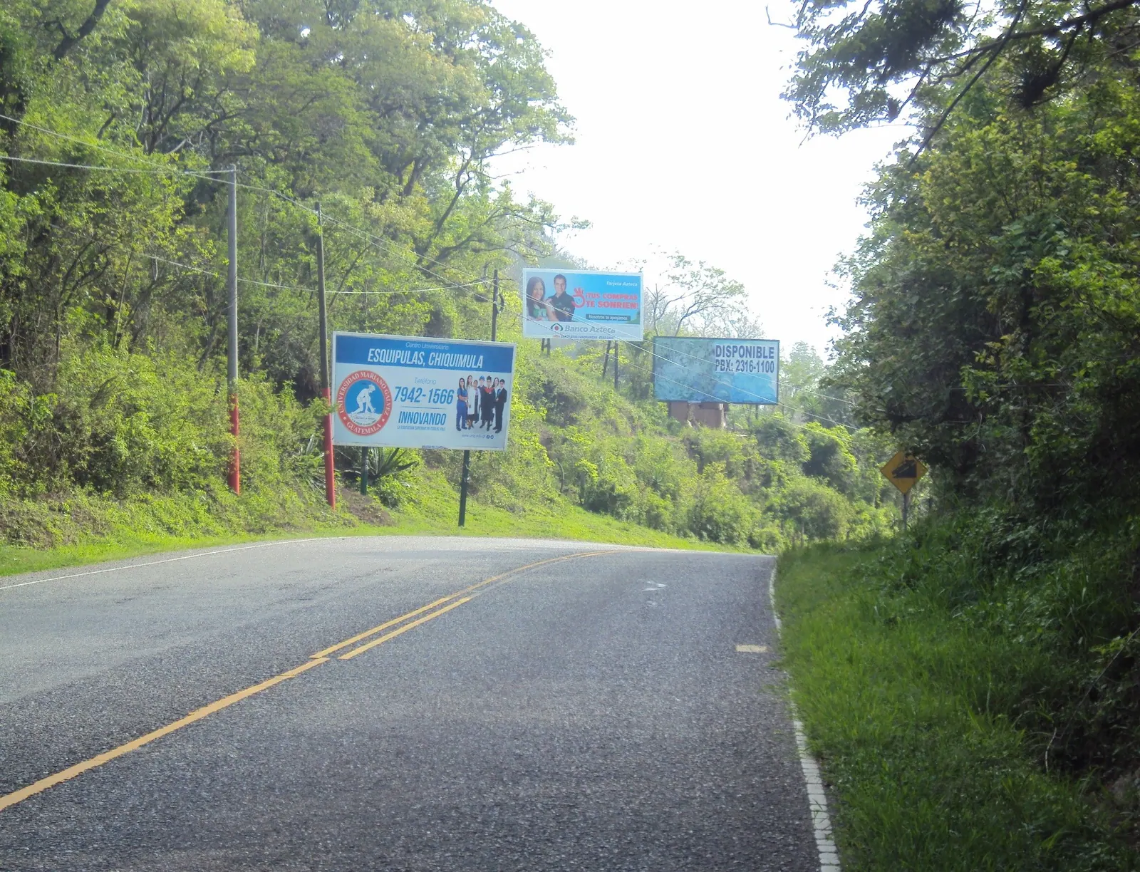 Valla AT-141 - Km 217.3 a Esquipulas (Salida)