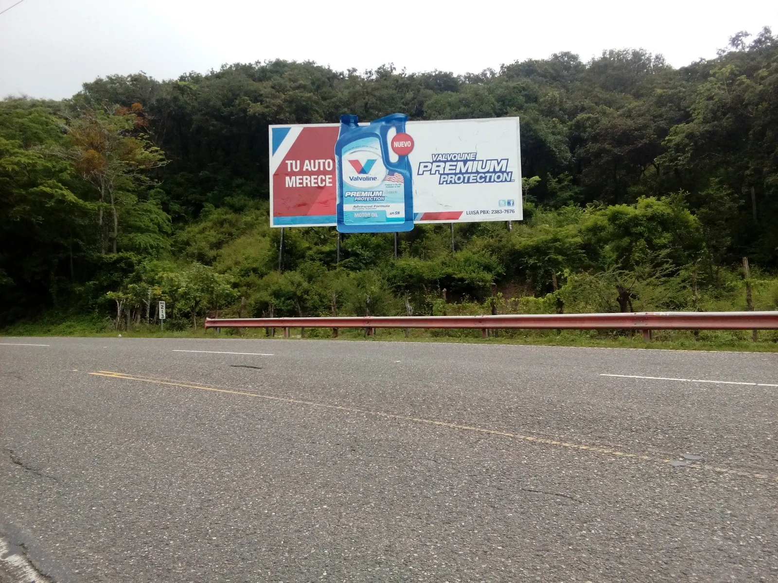 Valla AT-75 - Km 212.9 entrada principal a Esquipulas