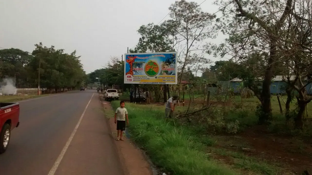 Valla CS-130 - Km 81 a Guazacapán (Salida)