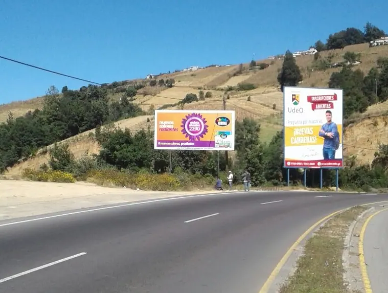 Valla OCC-125 - Km 128.5 a Sololá (Salida)