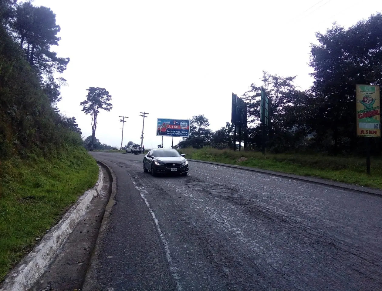 Valla OCC-63 - Km 222 retorno a Cantel por costa