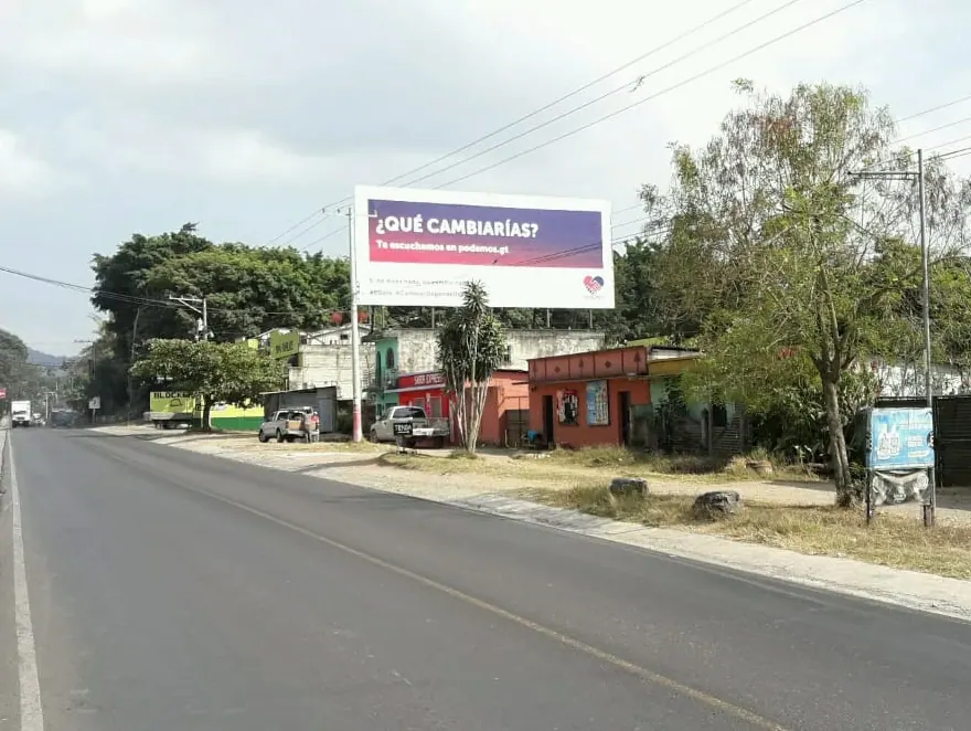Valla OR-40 - Km 47.8 El Cerinal a Barberena (Salida)