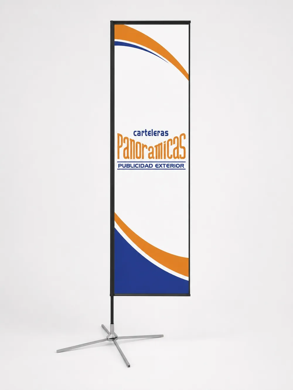 Banderola Tipo Square Pequeña — 0.80 x 2.50 m — display publicitario