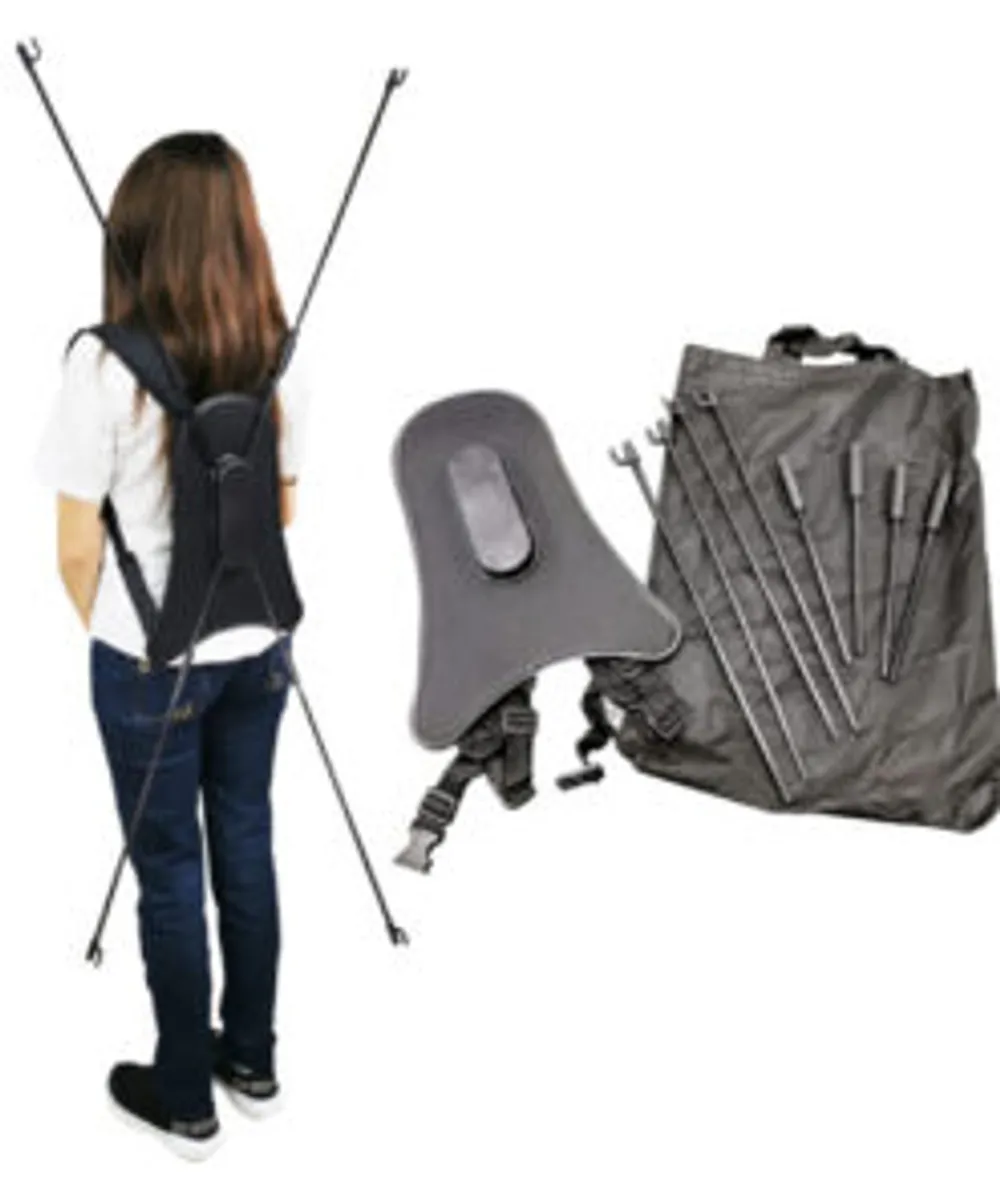 Mochila Tipo X Promocional — 0.50 x 1.20 m — display publicitario