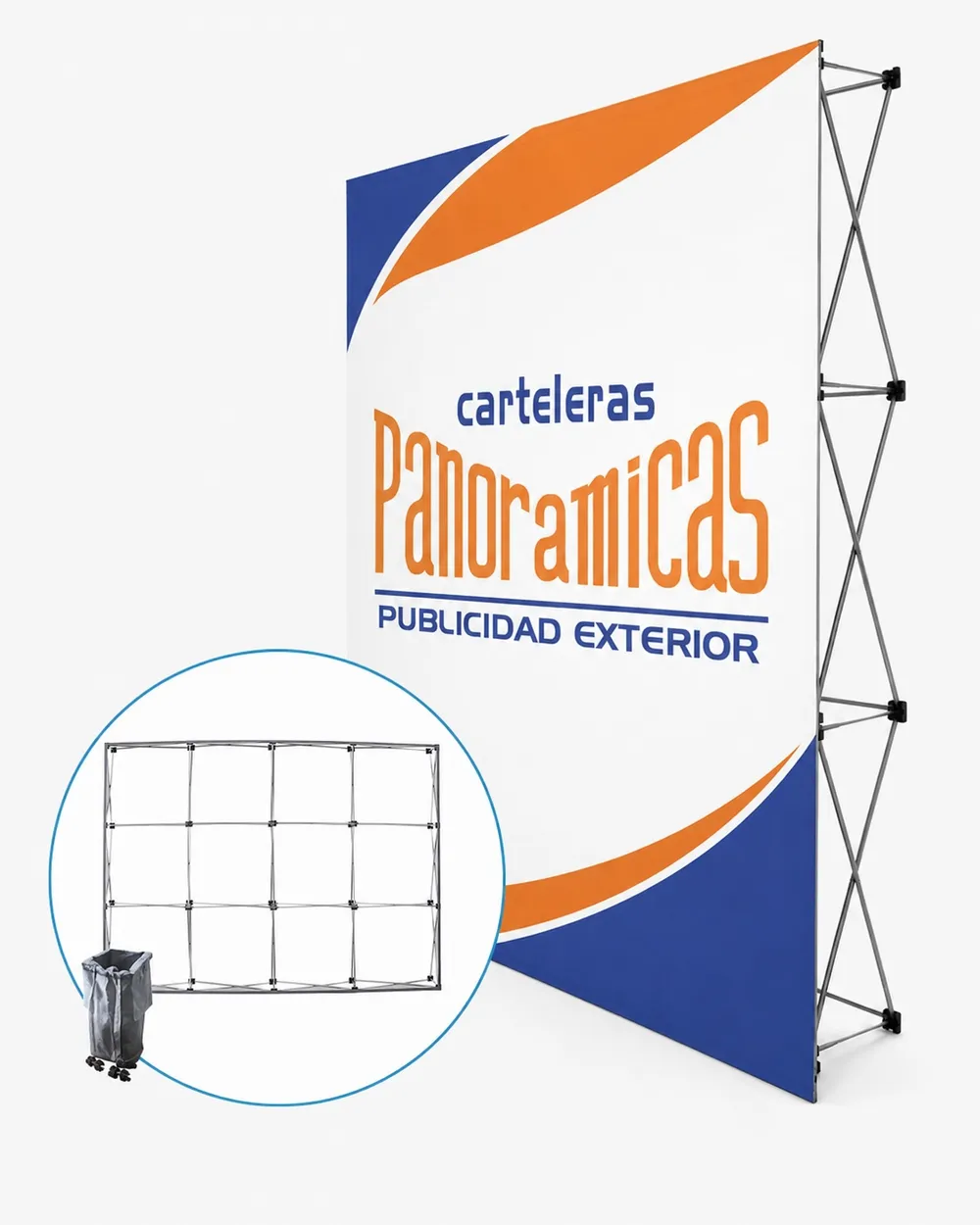 Pared Plana de 2.30 x 3 m — 2.30 x 3.00 m — display publicitario
